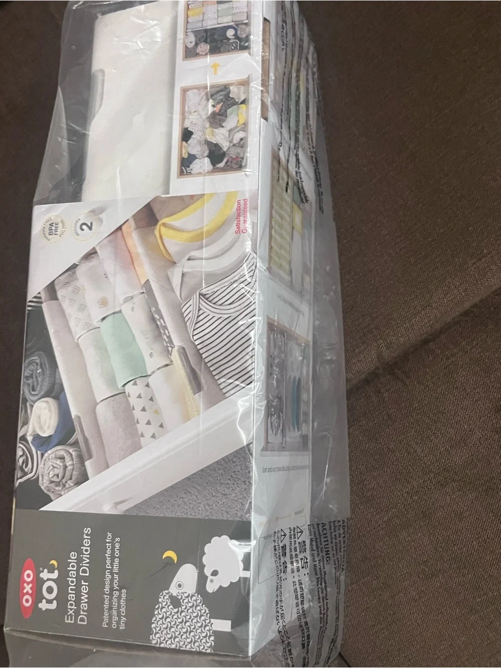 Oxo Tot Expandable Drawer Dividers in White